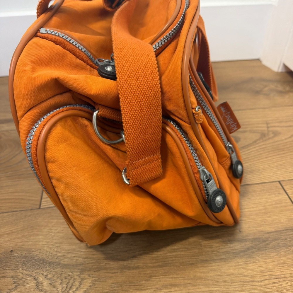 Kipling Orange Travel Duffel Bag - Picture 6 of 12